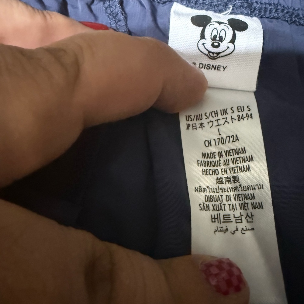 Disney Navy Swim Trunks with Mickey Graphic - Picture 5 of 6